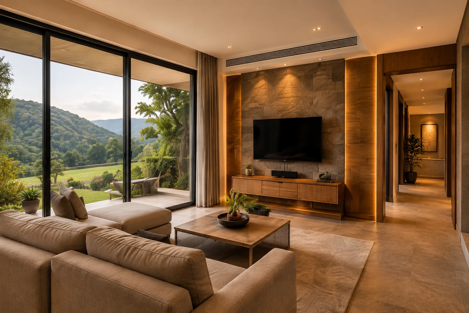 Interior of a destination villa